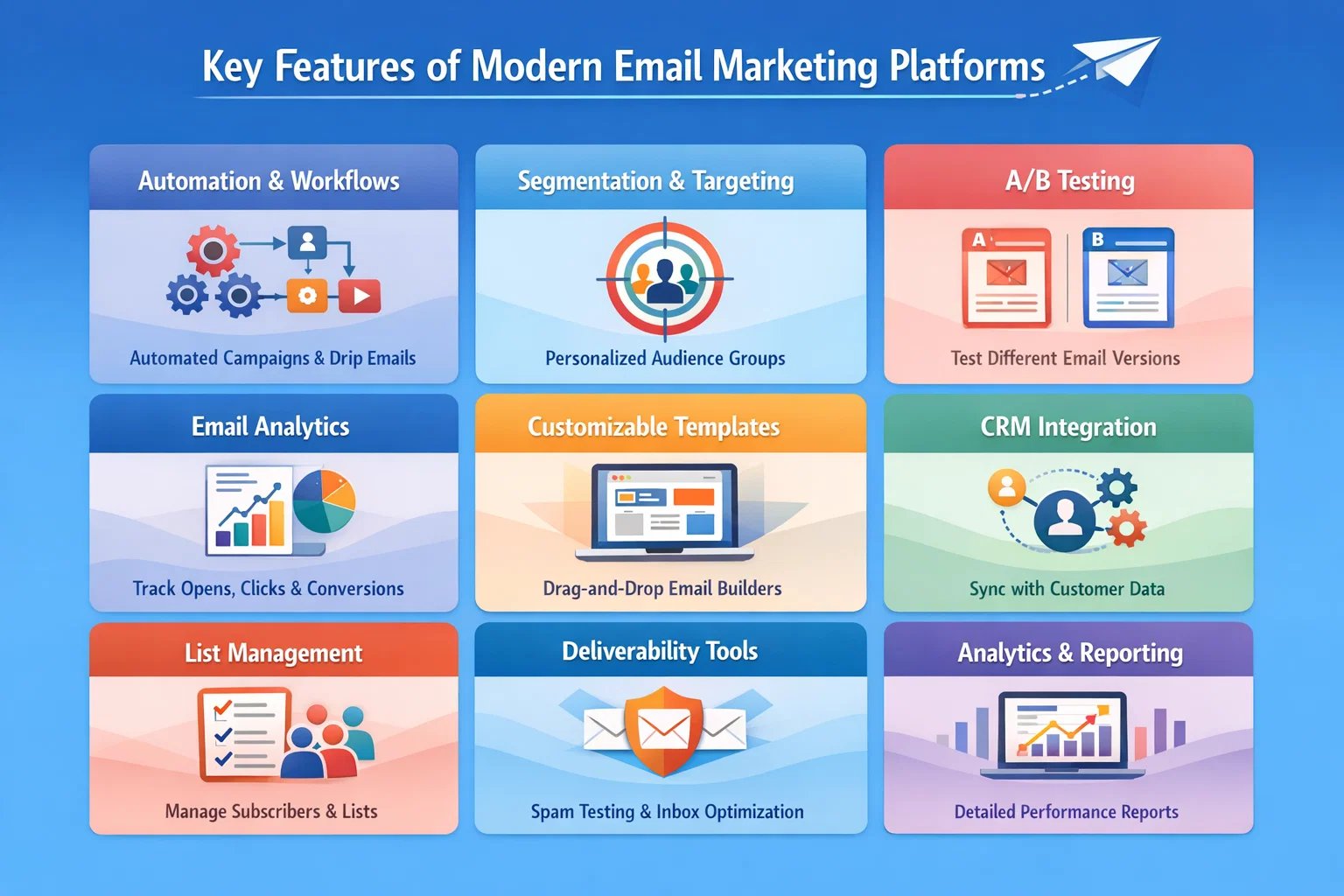 Key Features of Modern Email Marketing Platforms