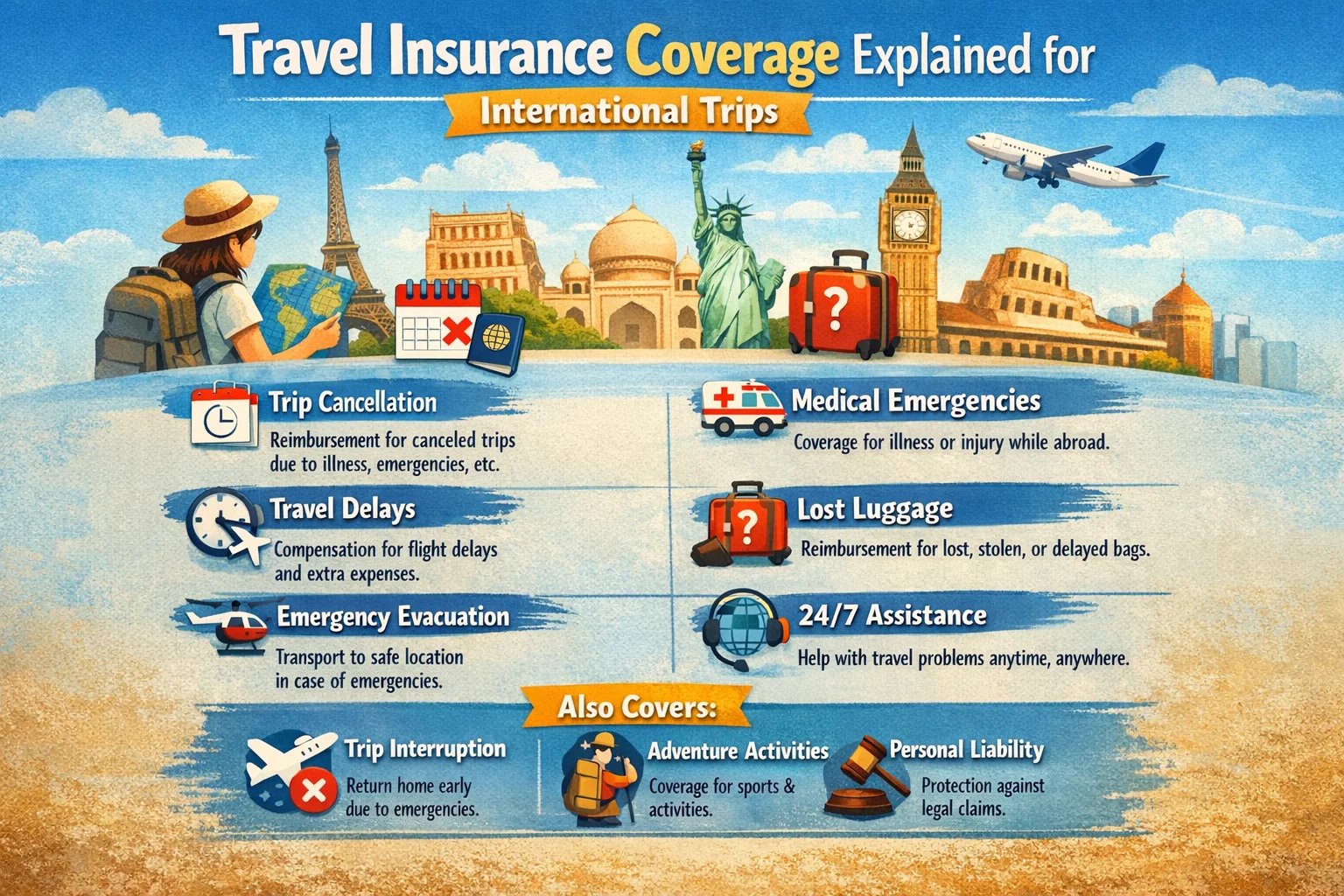 Travel Insurance Coverage Explained for International Trips